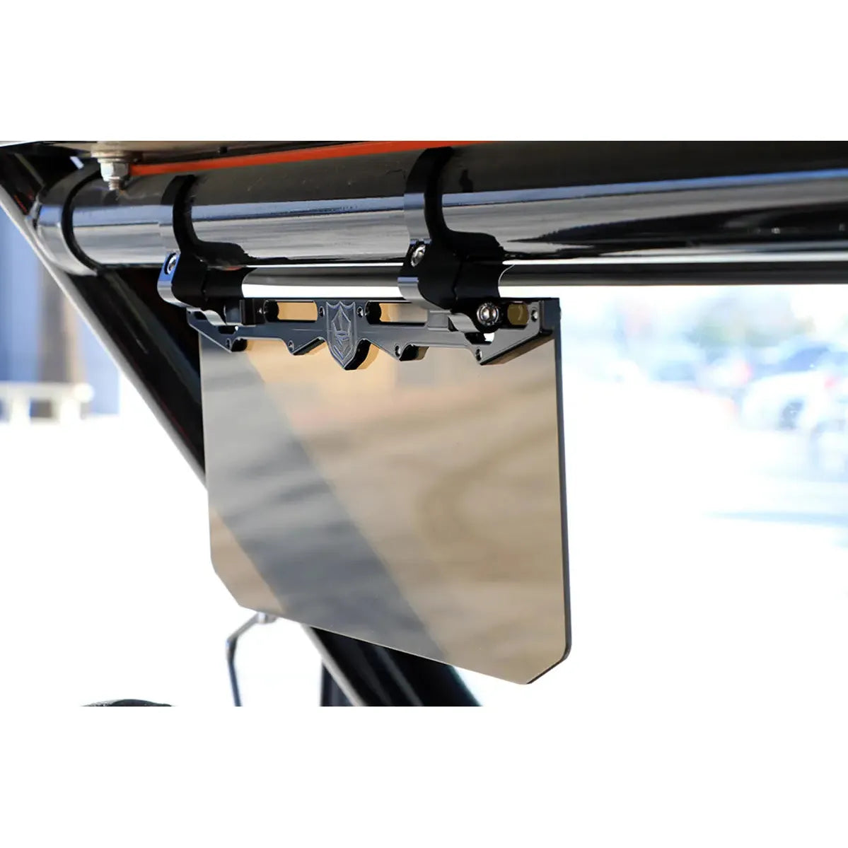 12" Tinted Aluminum Visor (2" Clamps)