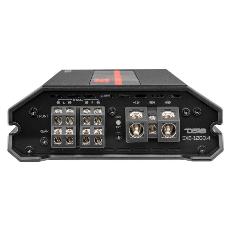DS18 4-Channel SXE Amplifier Class A|B 2x 200/4ohm Bridge 4 x 100/2ohm 4 x 60/4ohm Watts RMS- Black