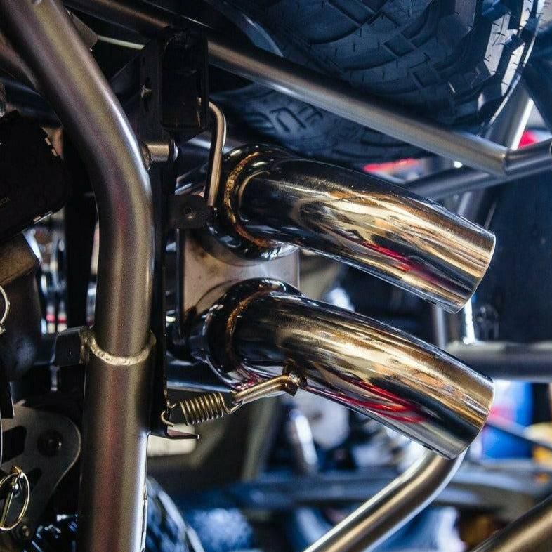 Polaris RZR Turbo Dual Tip Exhaust System