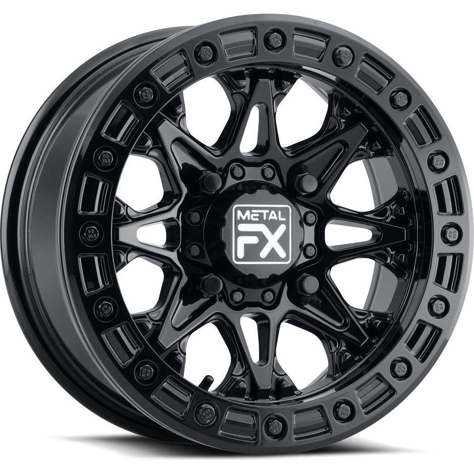 Assassin Beadlock Wheel 4x137 15x10 (13mm) (Gloss Black) (GARAGE SALE)
