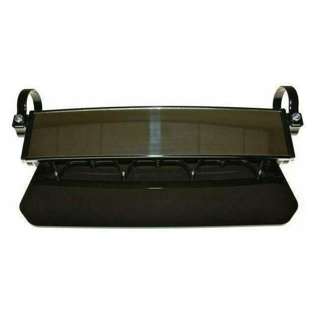 12″ Wide Panoramic Rearview Mirror with Visor