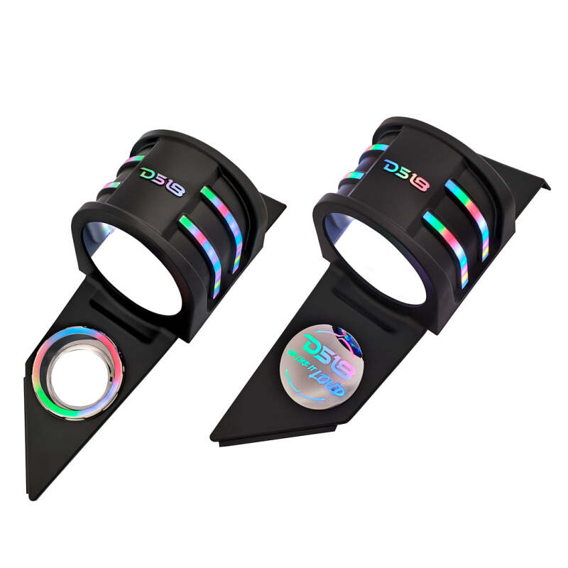 DS18 2015+ Polaris Slingshot Headrest Enclosure Fits 4 x 6.5in Speakers (Not Included)