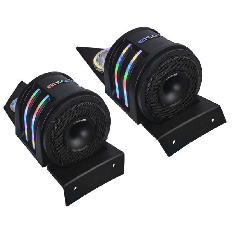 DS18 2015+ Polaris Slingshot Headrest Enclosure Fits 4 x 6.5in Speakers (Not Included)