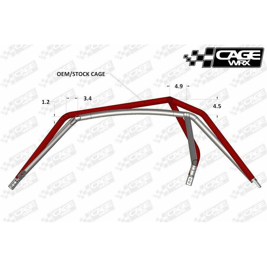 Polaris RZR (2014-2018) Raw Unassembled Competition Cage Kit