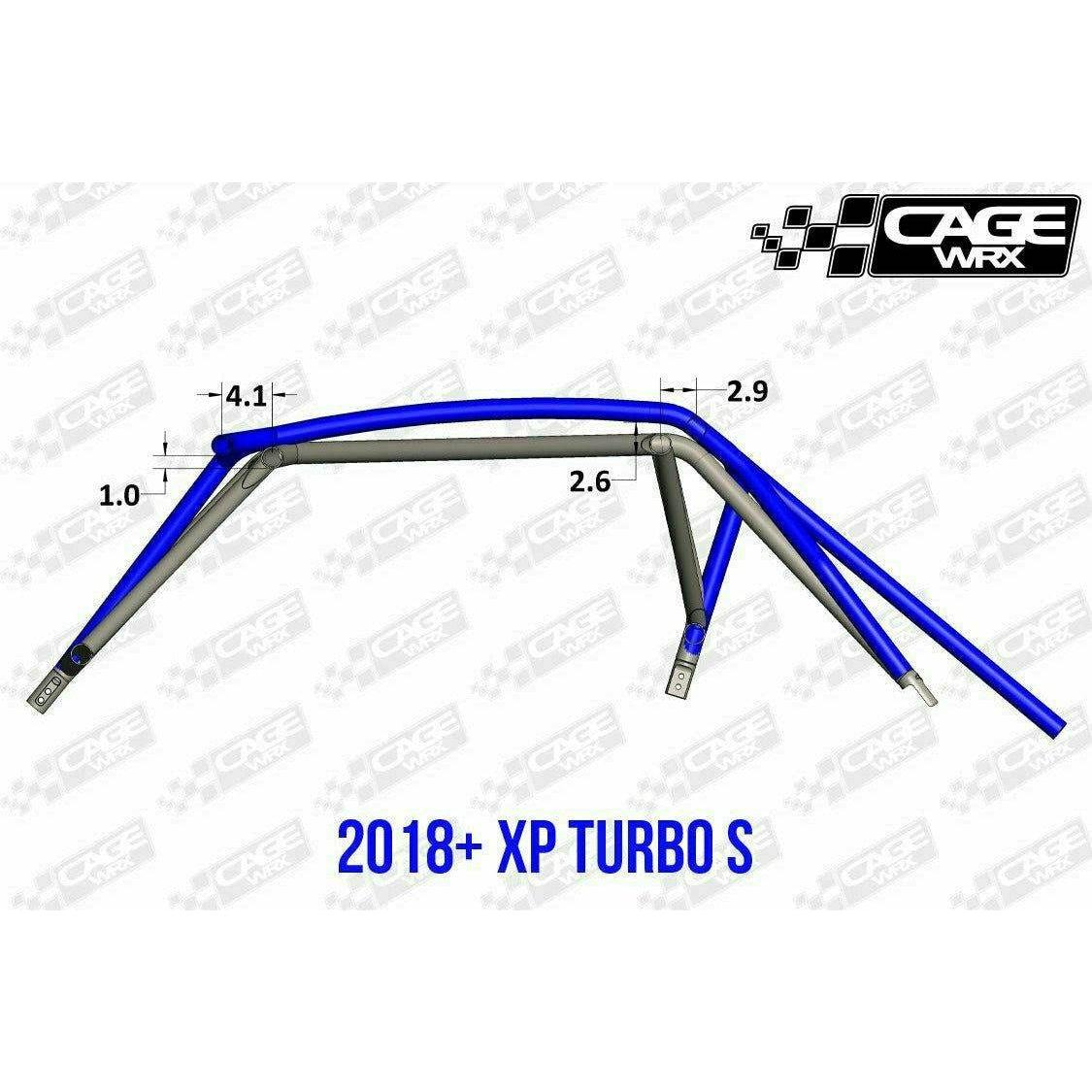 Polaris RZR (2019-2023) Raw Assembled Baja Spec Cage with Roof