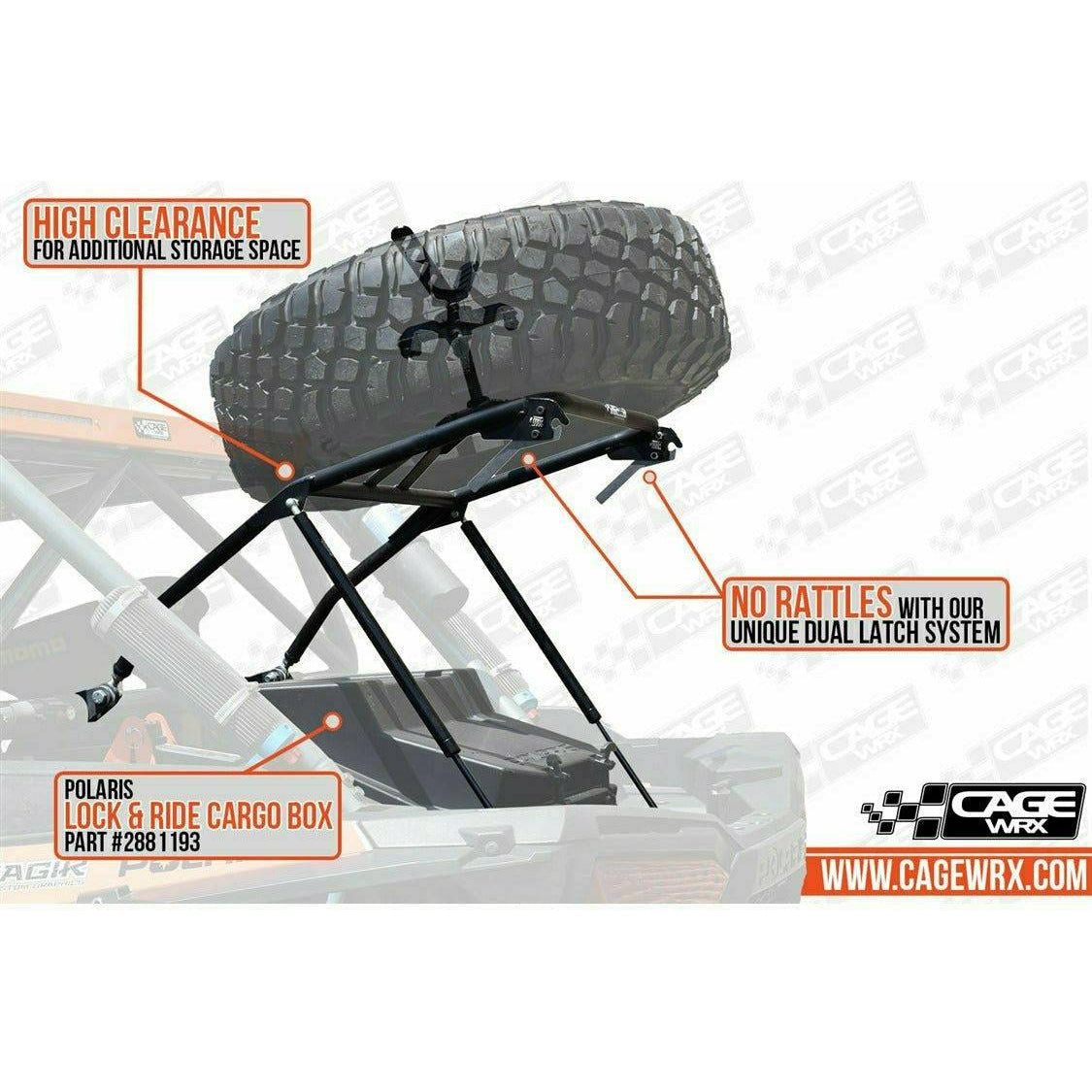 Polaris RZR Spare Tire Carrier (High)