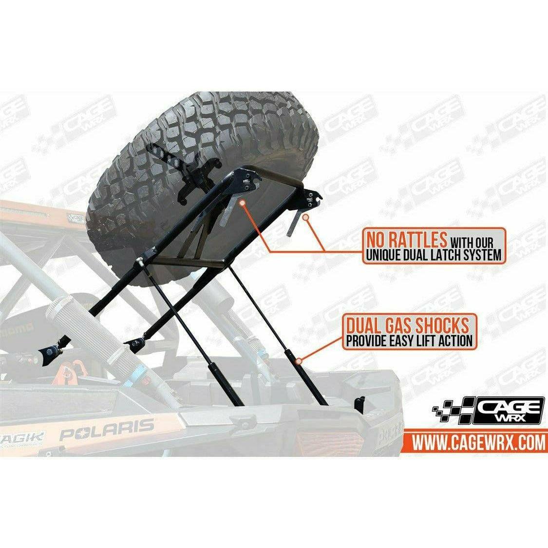 Polaris RZR Spare Tire Carrier (Standard)