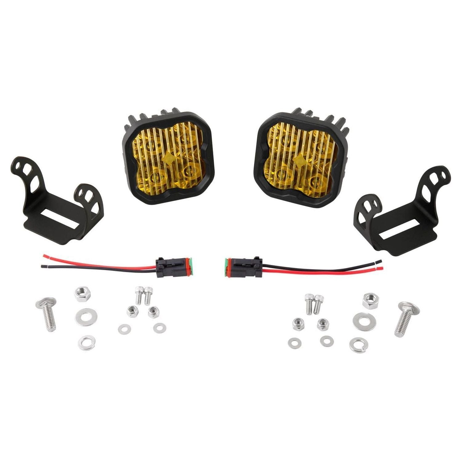Stage Series 3" Yellow Pro LED Pods (Pair)