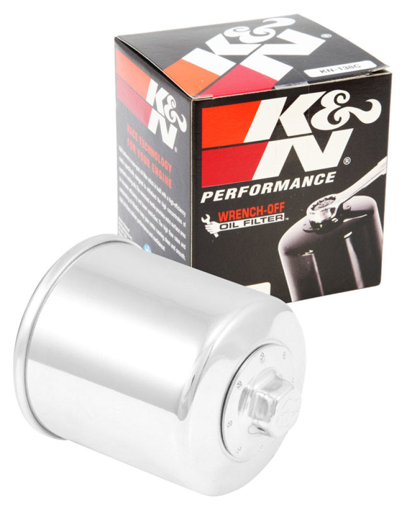 K&N Suzuki / Arctic Cat / Cagiva / Kawasaki / KYMCO / Aprilia 2.813in OD x 3.221in H Oil Filter