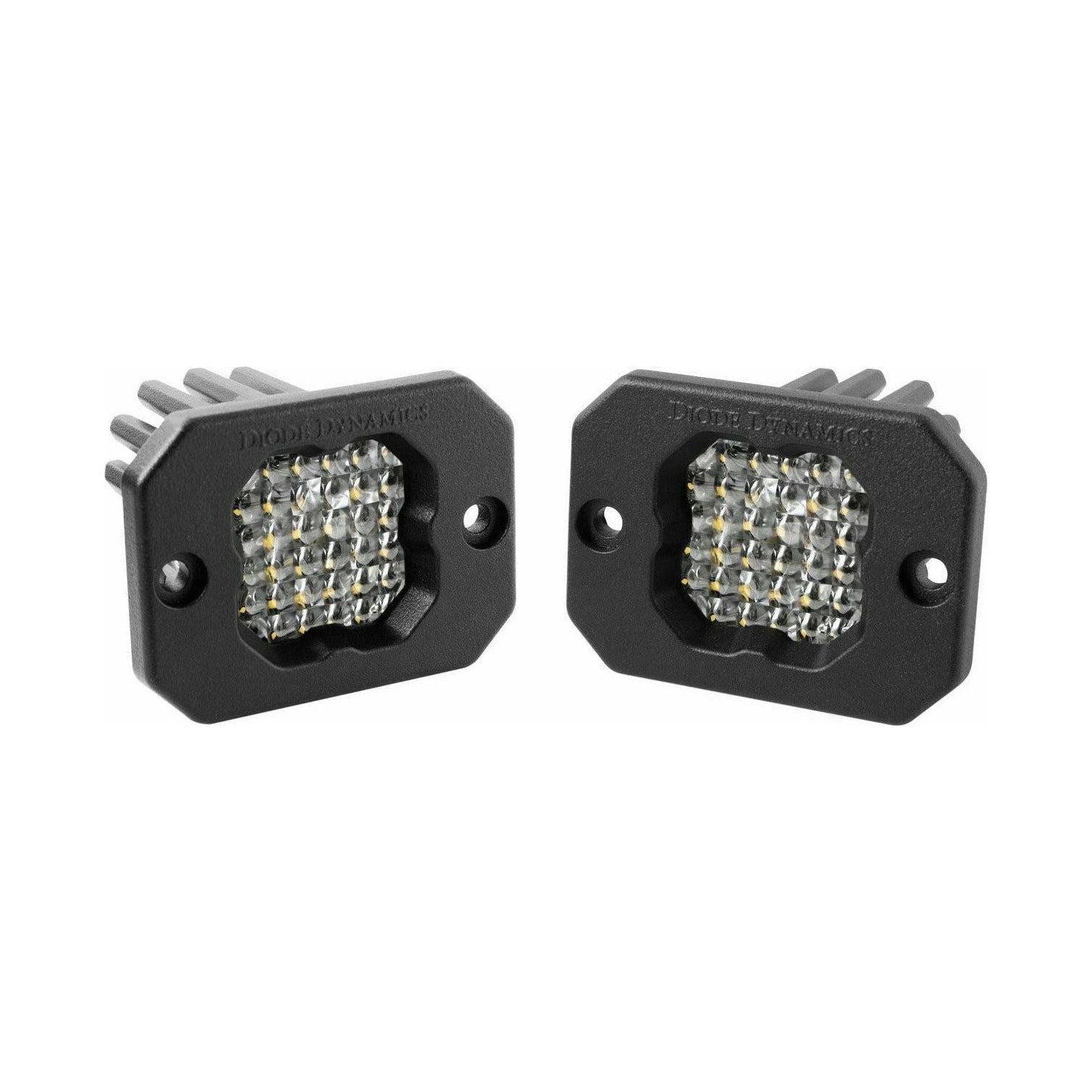 Stage Series C1 White Sport Flush Mount LED Pods (Pair)