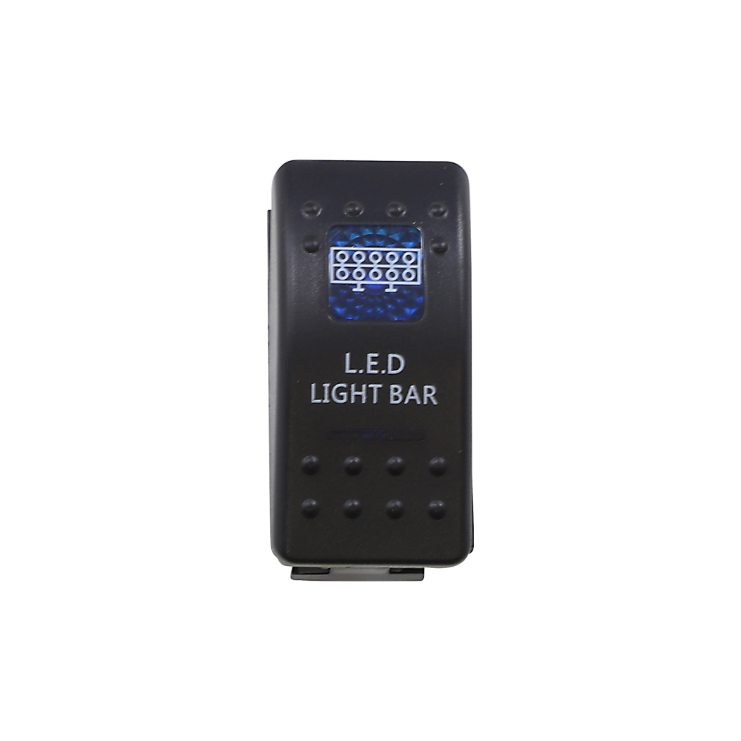 LED Light Bar Rocker Switch (Blue)