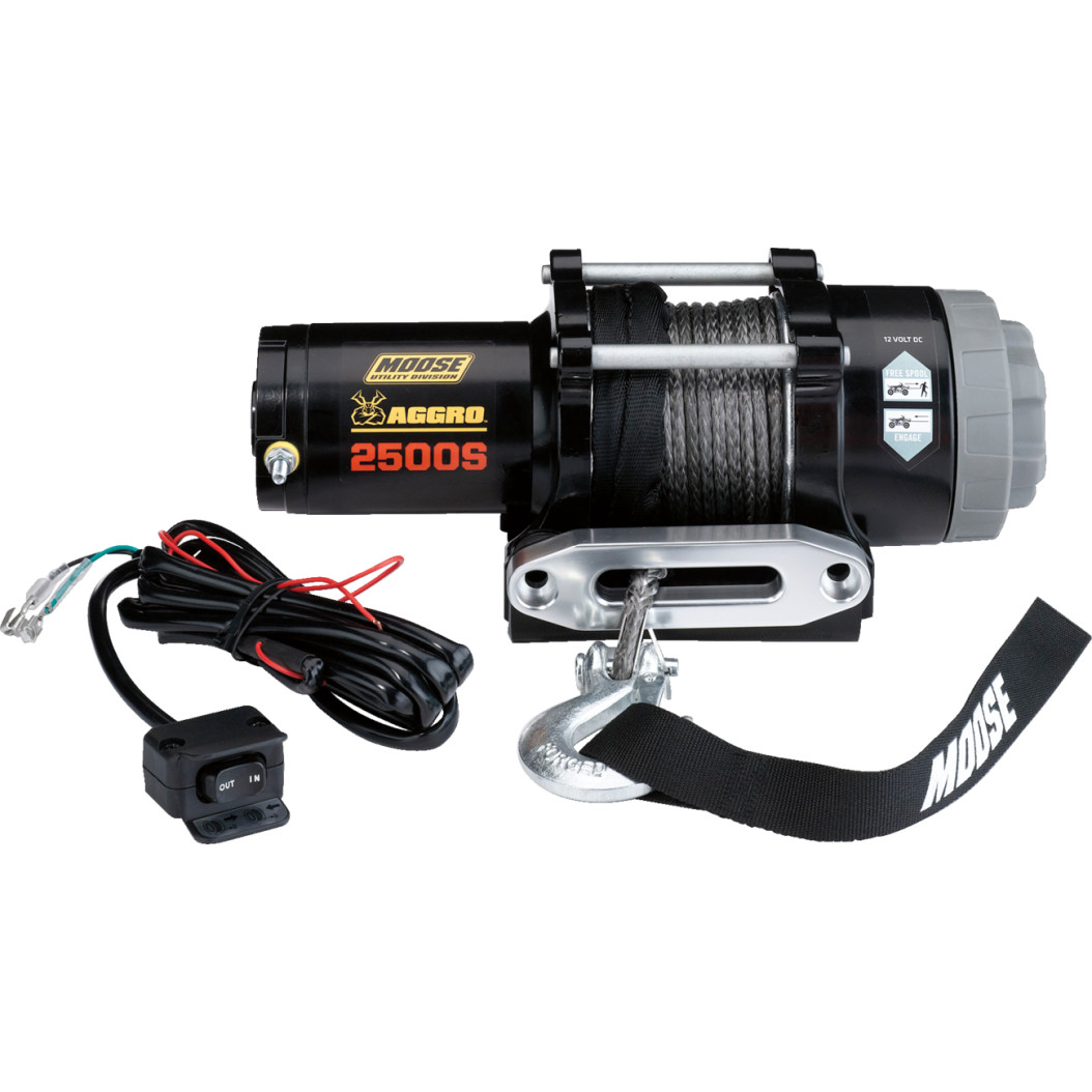 2500 LB Aggro Winch (Synthetic Rope)