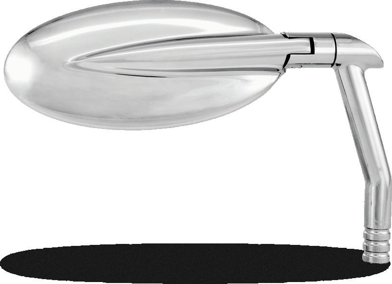 Performance Machine Vision Mirror Oval - Chrome