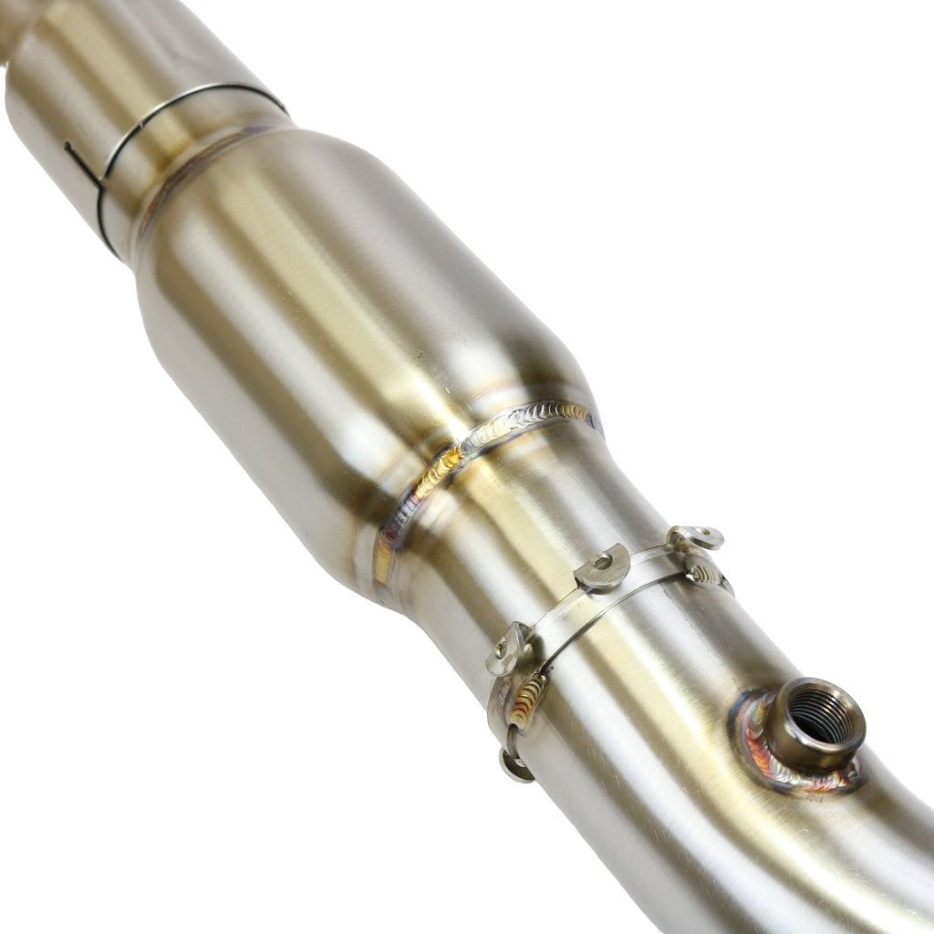 Can Am X3 3" Bazooka Race Pipe with Bullet Muffler Exhaust