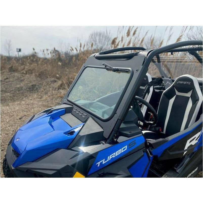 Polaris RZR Turbo S Glass Front Windshield with Wiper