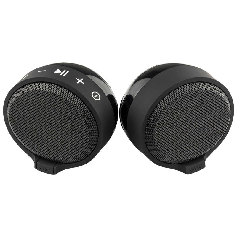 DS18 2.5in Handlebar Mount Speakers Full-Range Amplified Class D USB Port Water Resistant