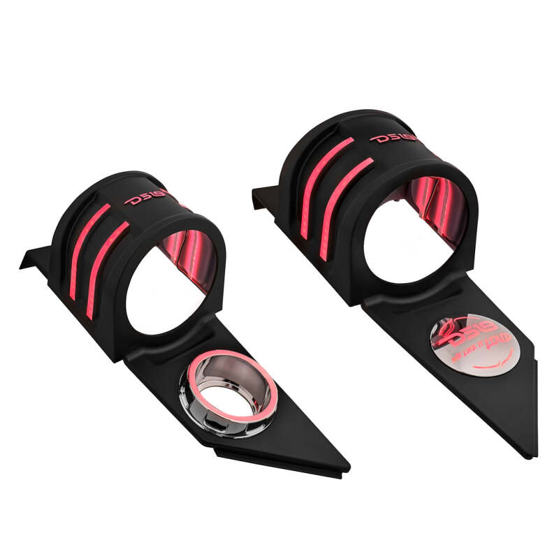 DS18 2015+ Polaris Slingshot Headrest Enclosure Fits 4 x 6.5in Speakers (Not Included)