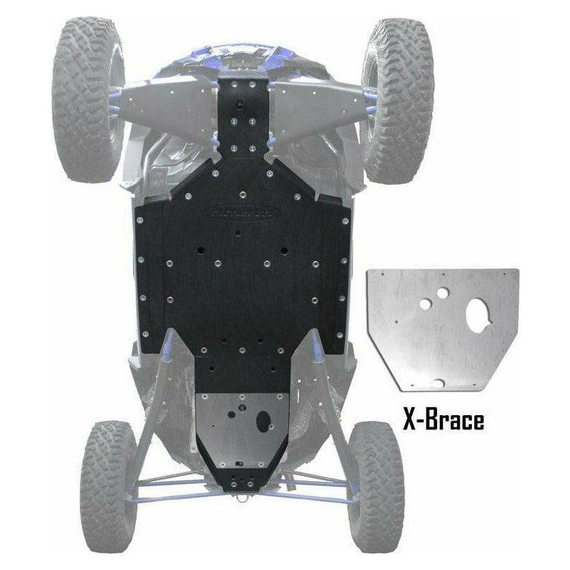 Polaris RZR Turbo S UHMW Skid Plate