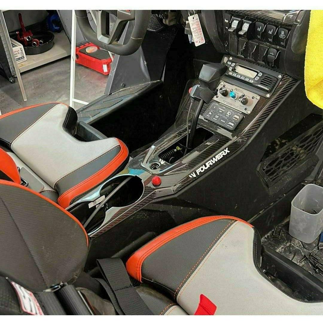Polaris RZR Pro / Turbo R Carbon Fiber Front Center Console (Full)
