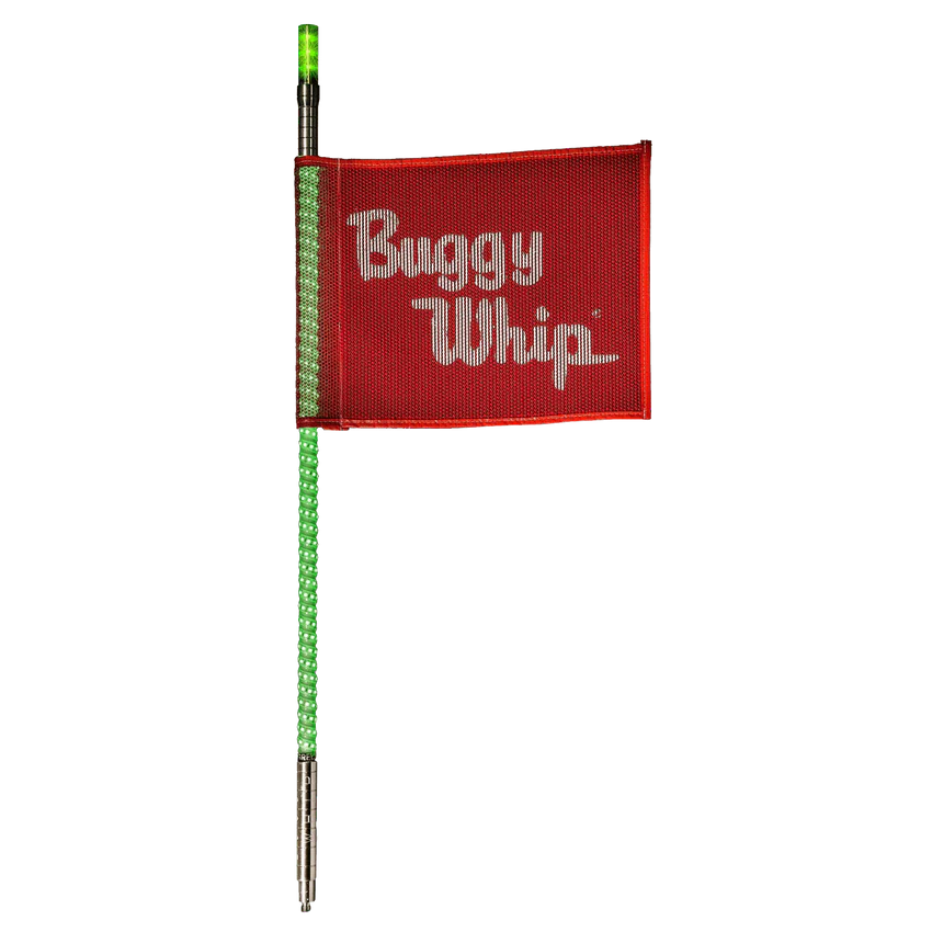 4FT LED Whip with Flag (Green)