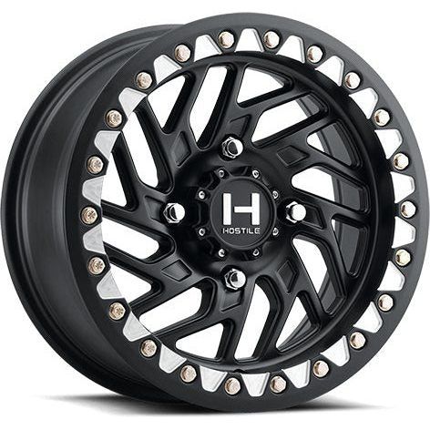 H316 Jigsaw UTV Beadlock Wheel (Satin Black)