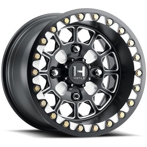 H325 Pismo UTV Beadlock Wheel (Satin Black Milled)