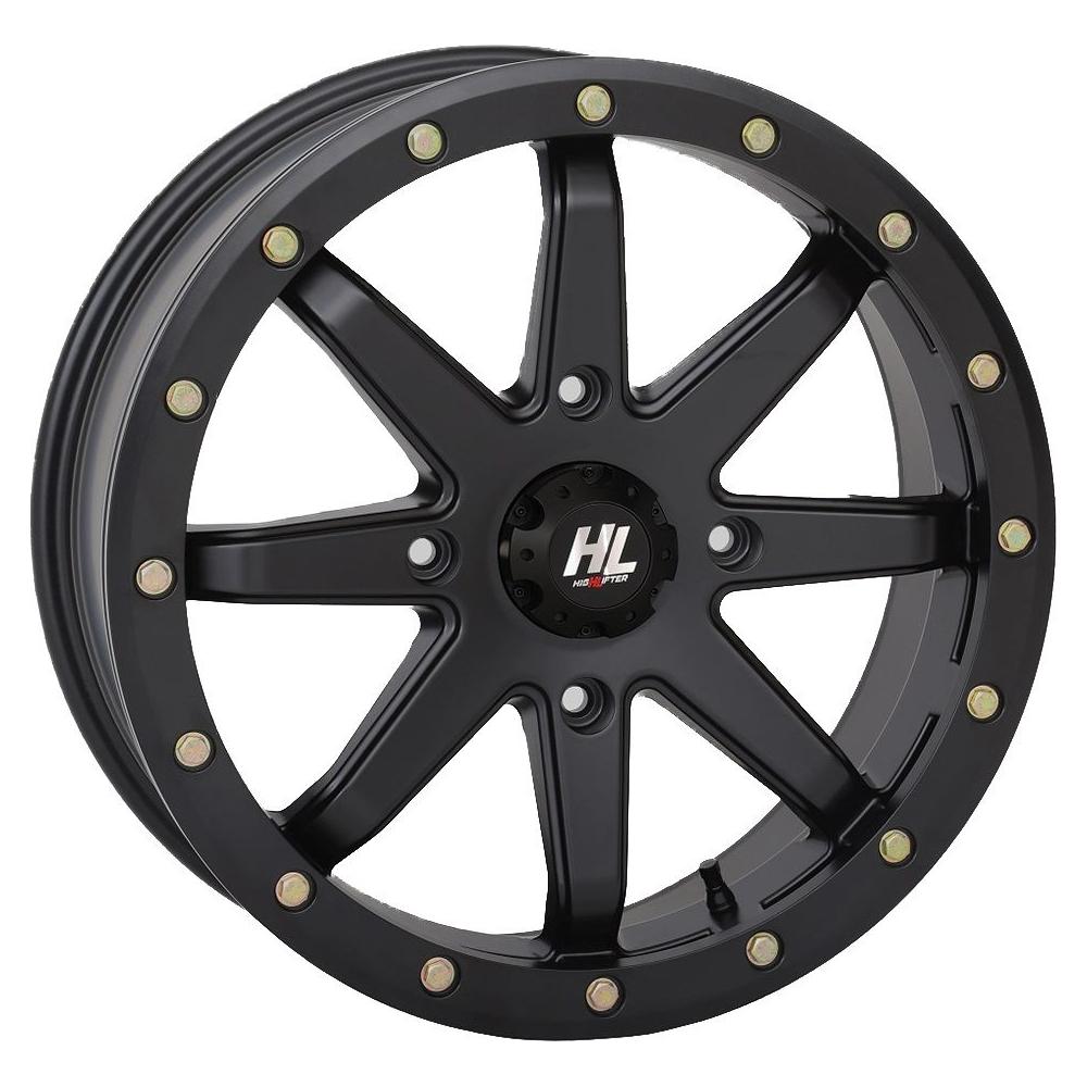 SET of 4 - HL9 Beadlock Wheels (Matte Black) 4x137 18x7 (45mm)(GARAGE SALE)