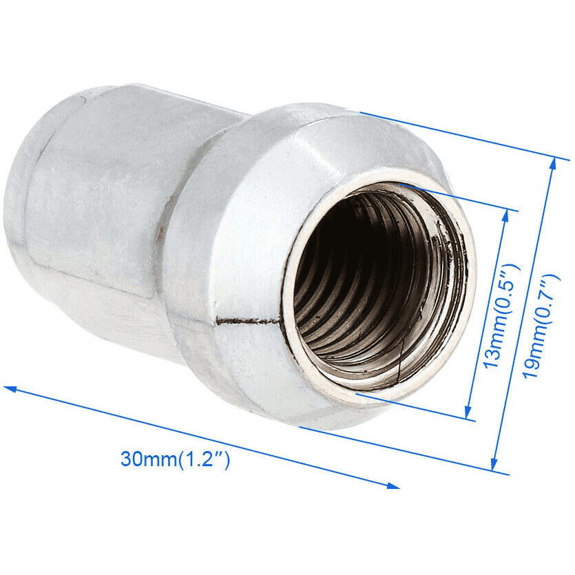 UTV 5 Lug Nut Set M12x1.5 with Key