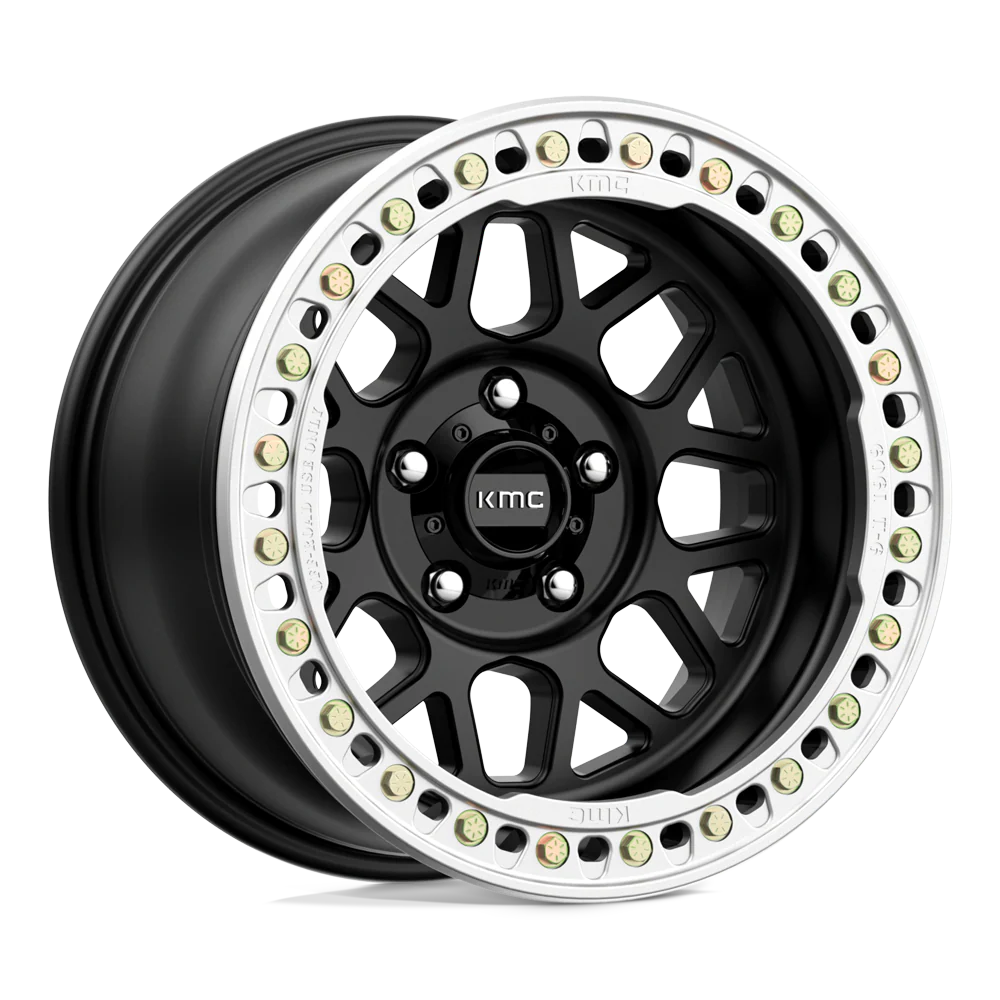 KMC KM235 Satin Black Grenade Crawl Wheel