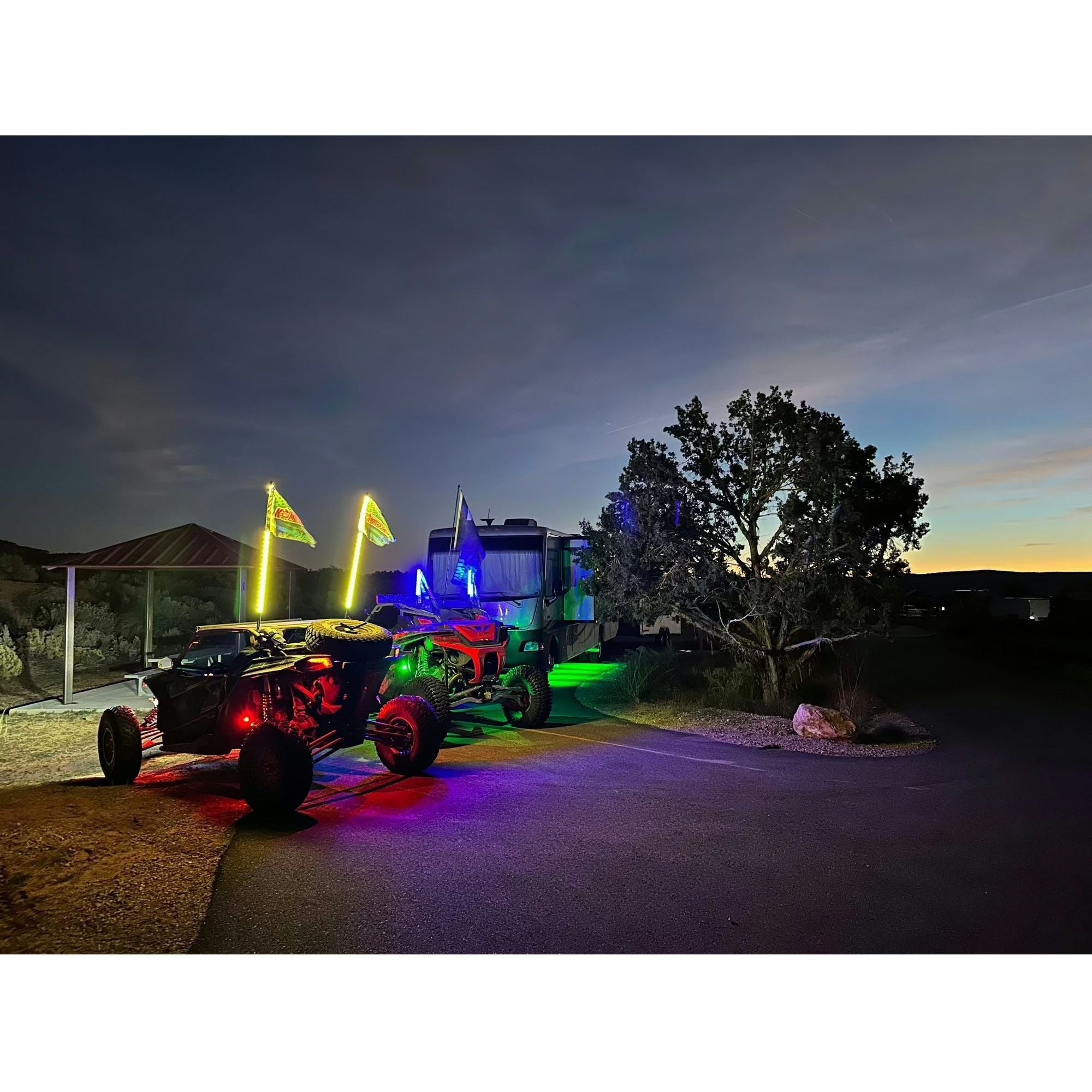 Kool Whips 4ft LED Whips V2 (Pair)