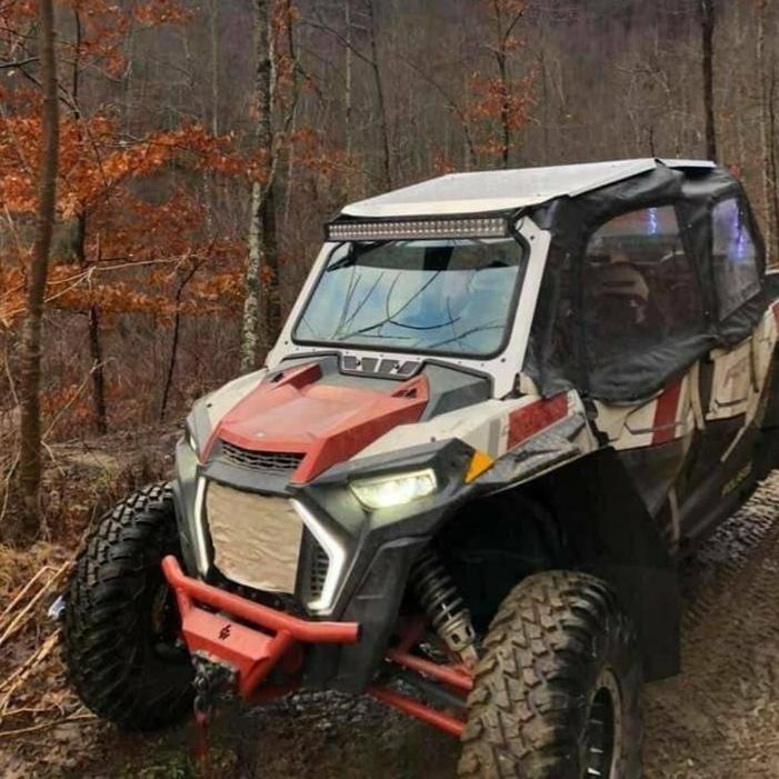 Polaris RZR Turbo S Race Style Front Winch Bumper