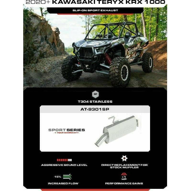 Kawasaki KRX Sport Series Slip On Exhaust