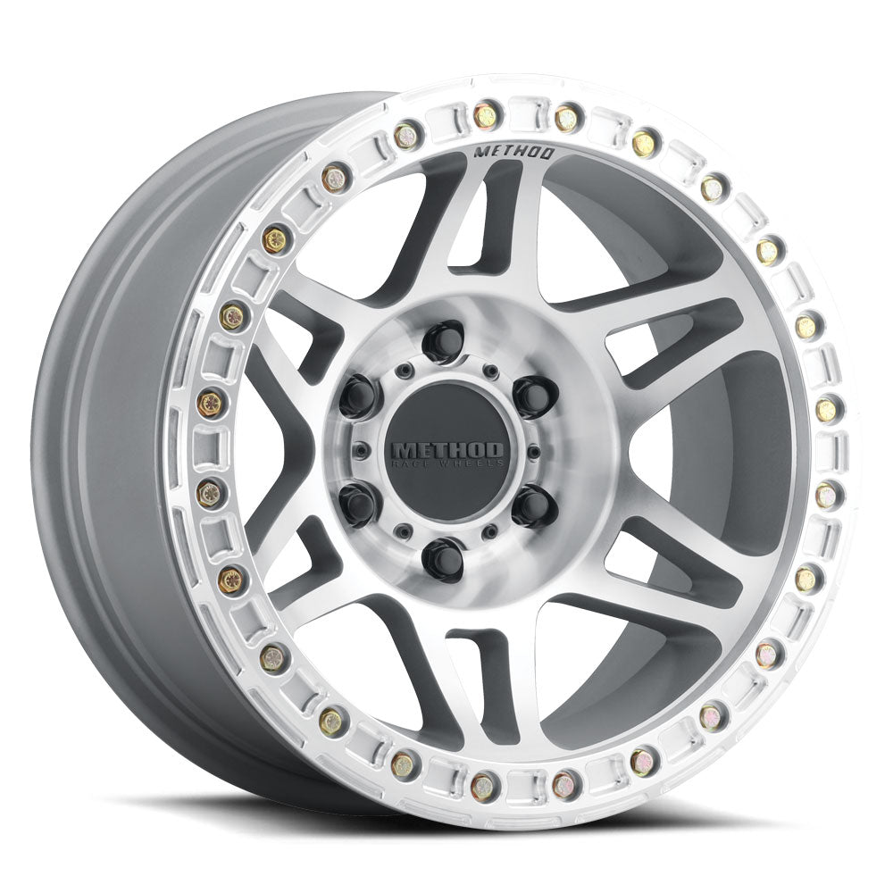 Method Race Wheels MR106 Beadlock - MACHINED - CLEAR COAT