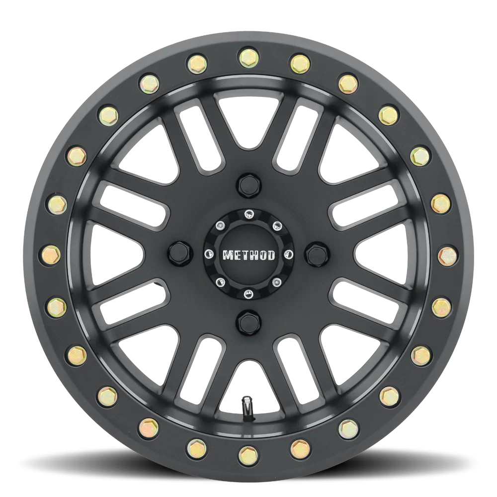 Set 0f 4 406 Beadlock Wheel 15x10 4/156 (Matte Black)