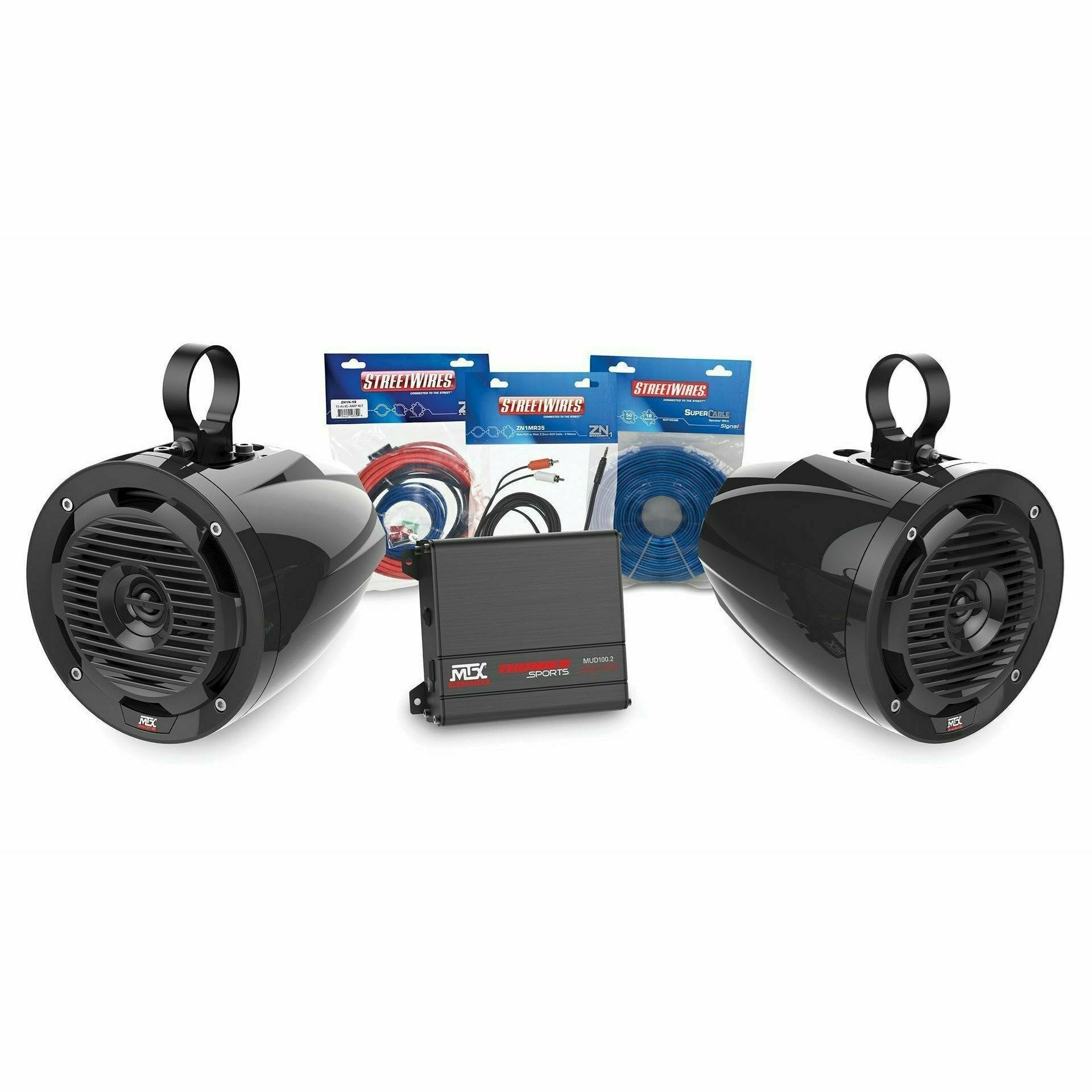 Universal 2 Amplified Cage Mount Speakers
