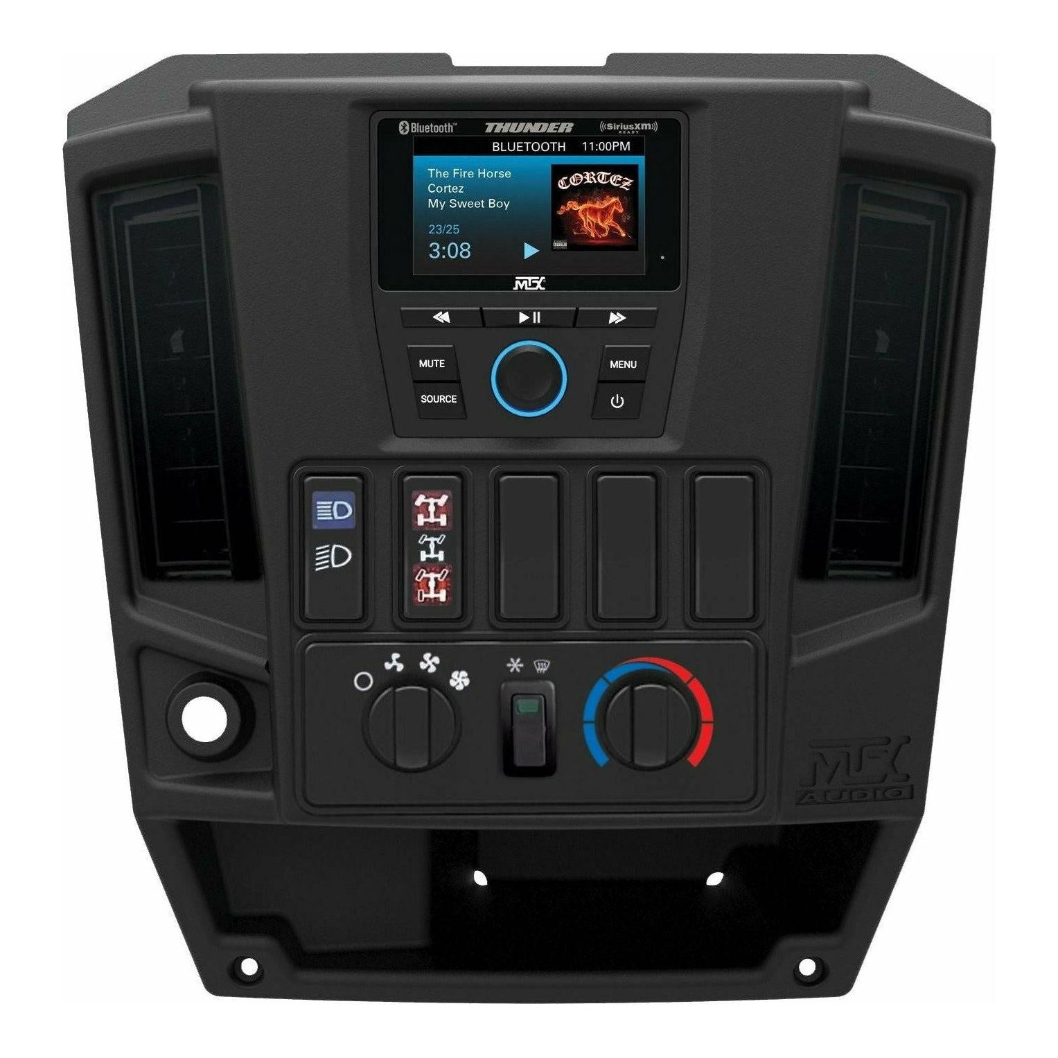 Polaris Ranger Stereo Dash Mount Kit for AWMC3 Media Controller