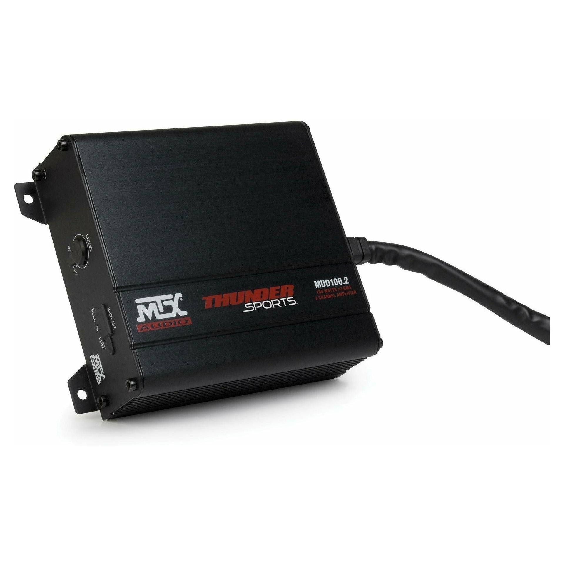 Polaris RZR Bluetooth Overhead Sound Bar with 2 Amplified Cage Mount Speakers & Subwoofer