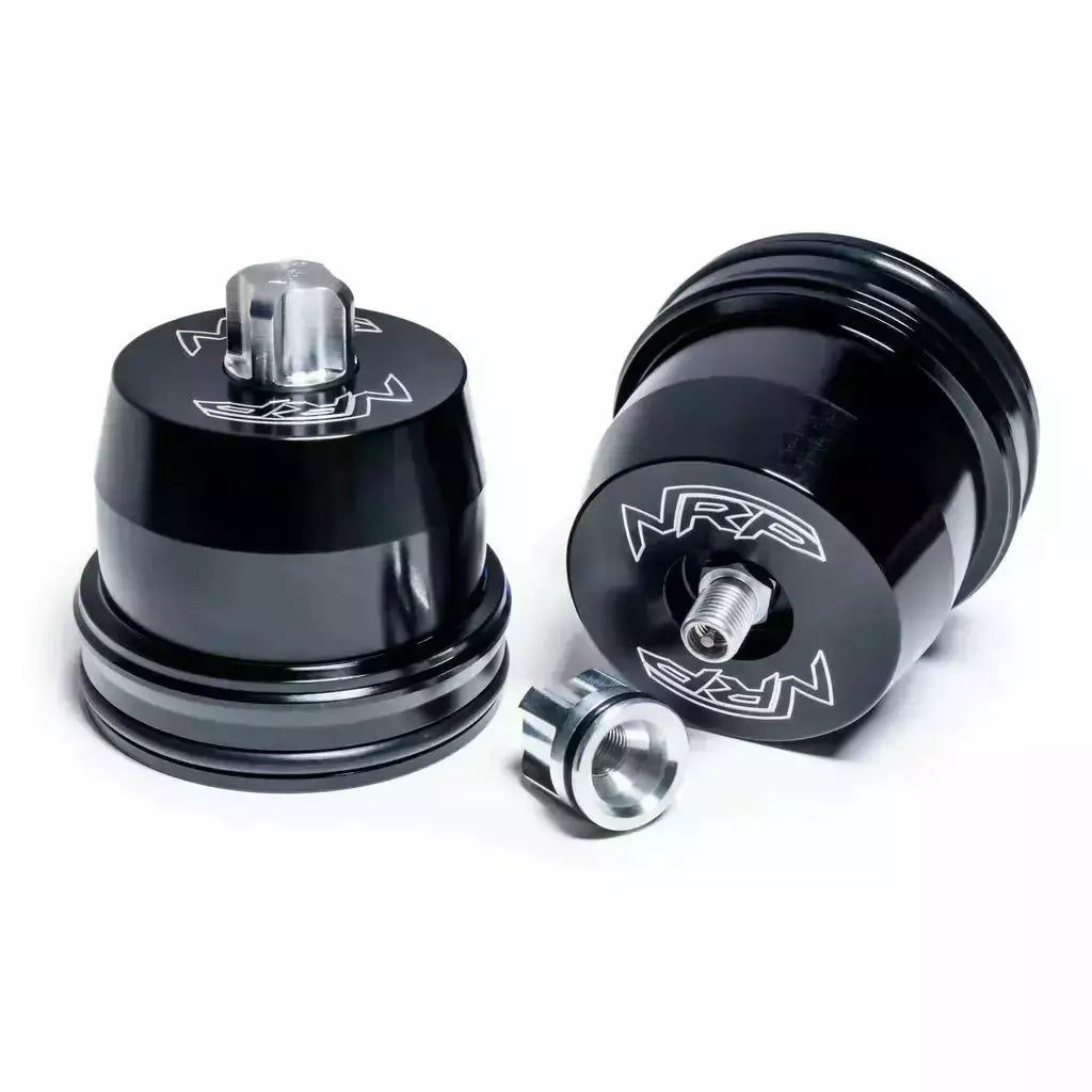 2.5" FOX Shock Reservoir HV End Caps (Pair)