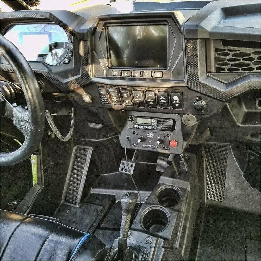 Polaris RZR Twist Lock Open Box Replacement Radio / Intercom Bracket