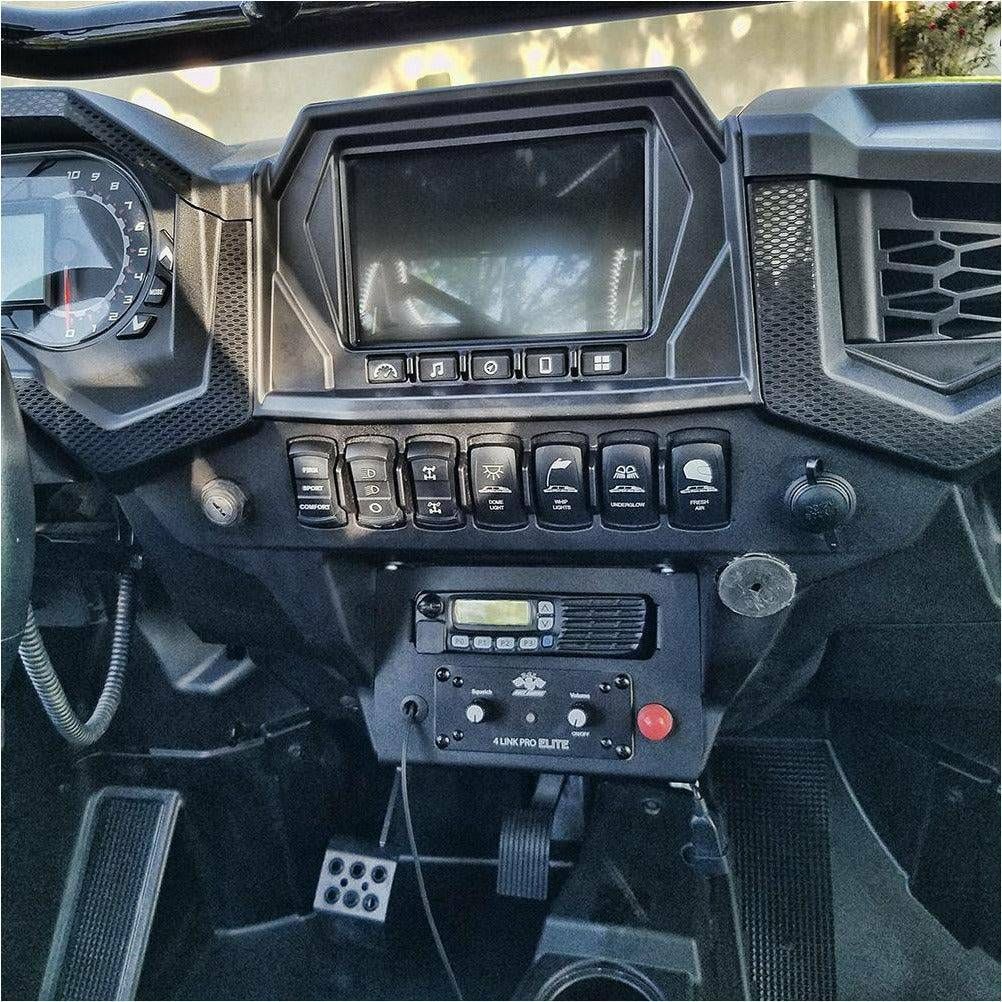 Polaris RZR Twist Lock Open Box Replacement Radio / Intercom Bracket