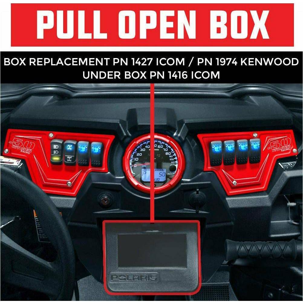 Polaris RZR Pull Open Box Replacement Radio / Intercom Bracket