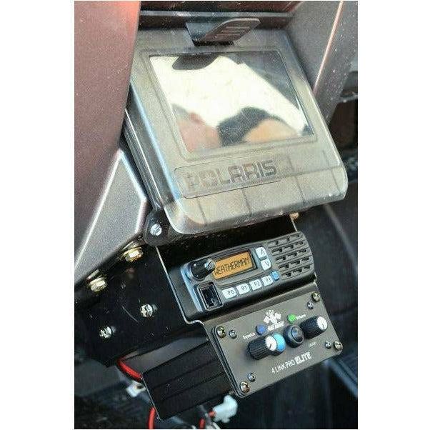 Polaris RZR Under Pull Open Box Icom Radio / Intercom Bracket