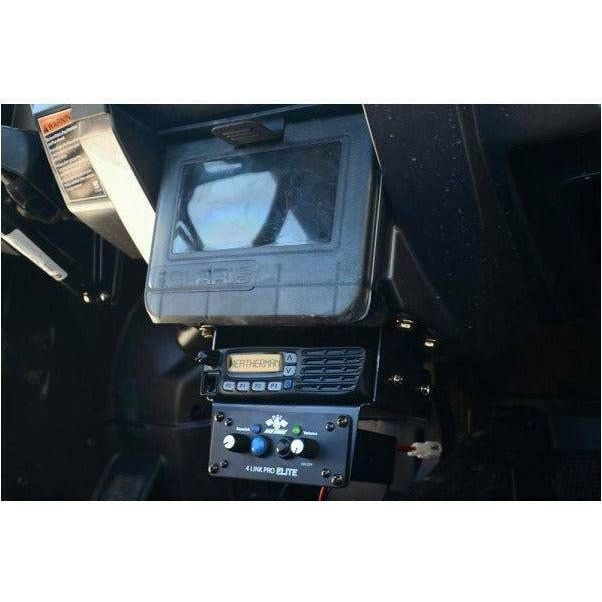 Polaris RZR Under Pull Open Box Icom Radio / Intercom Bracket