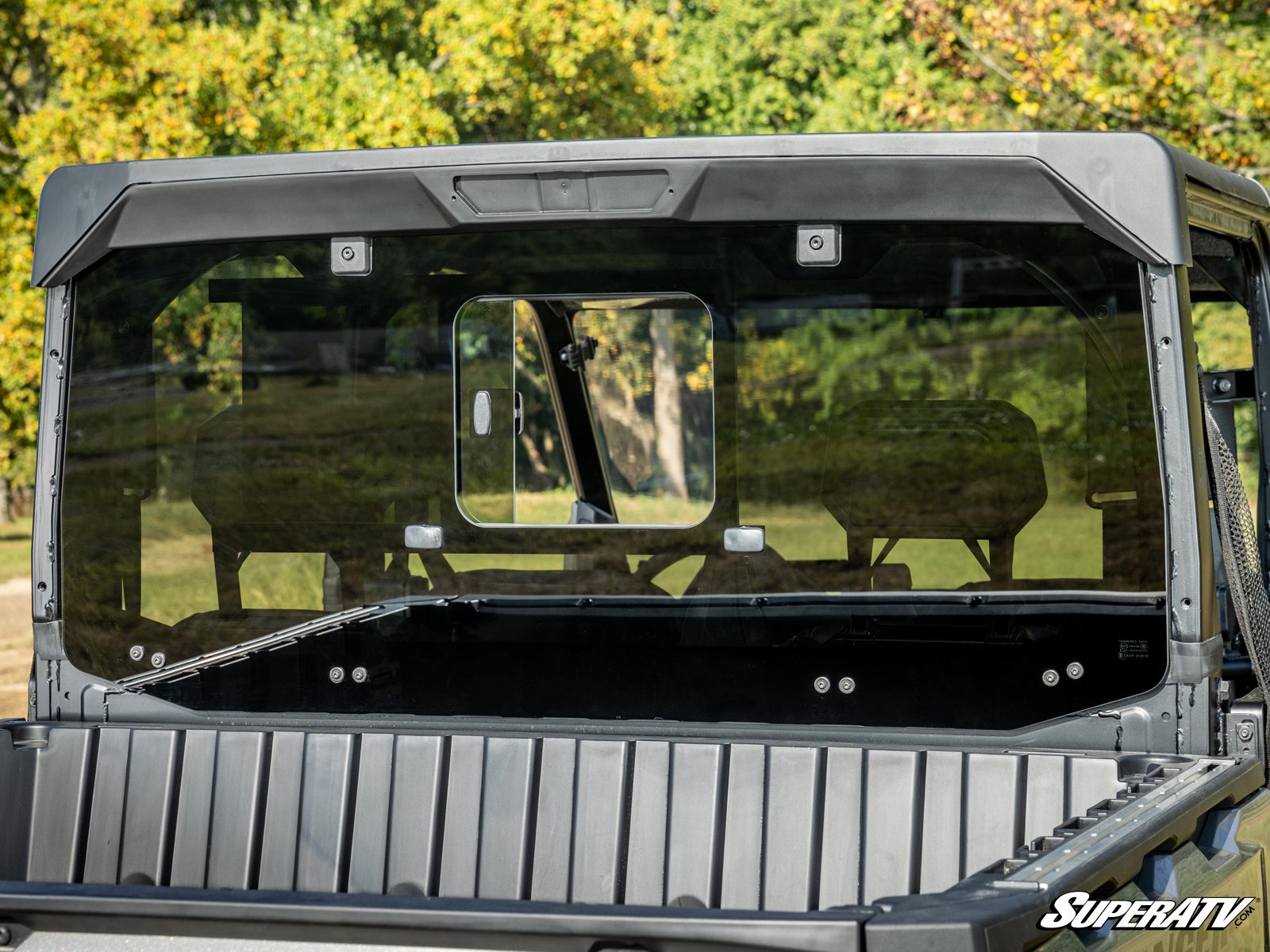 Polaris Ranger XD 1500 Glass Sliding Rear Windshield