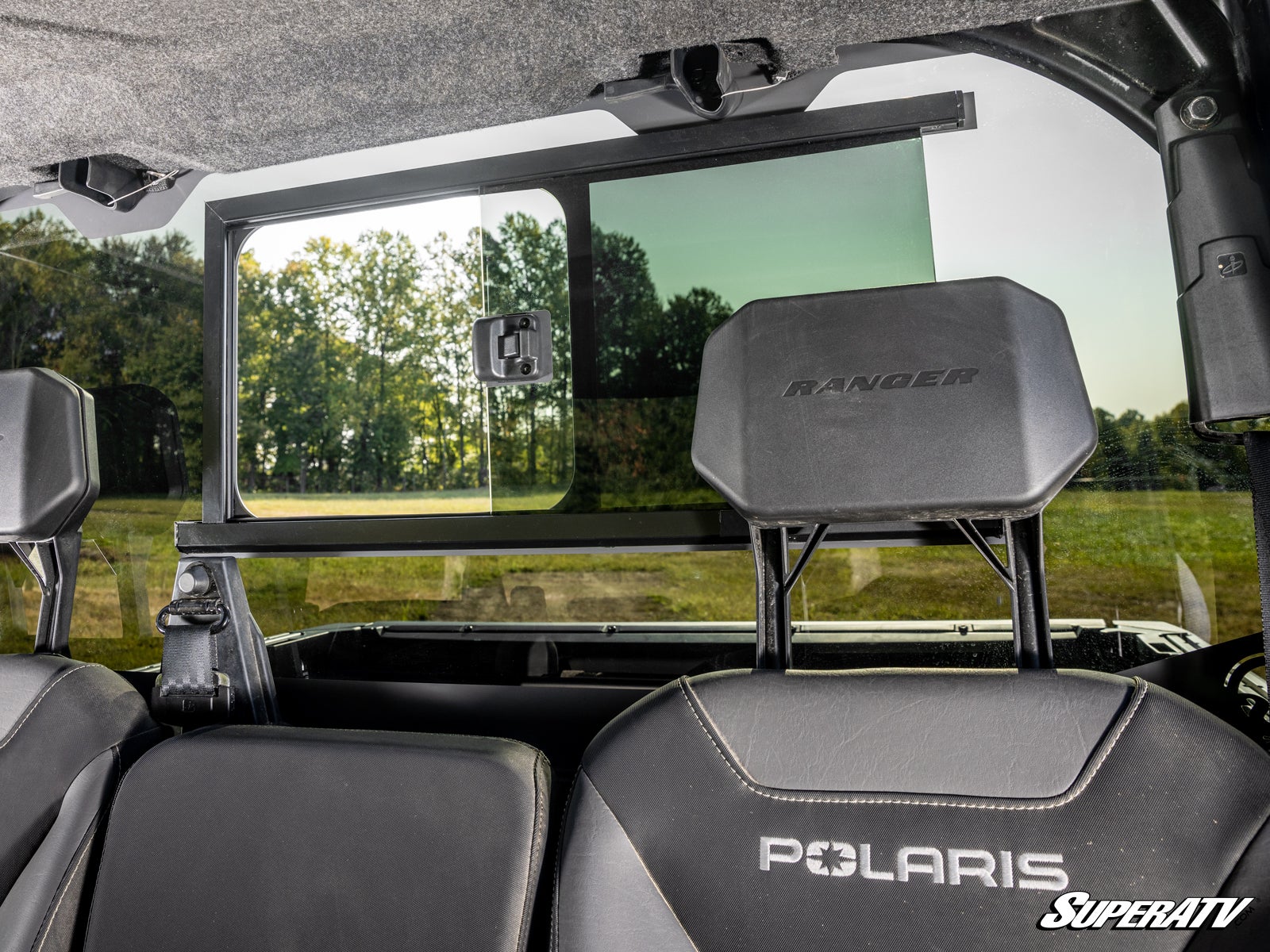Polaris Ranger XD 1500 Glass Sliding Rear Windshield