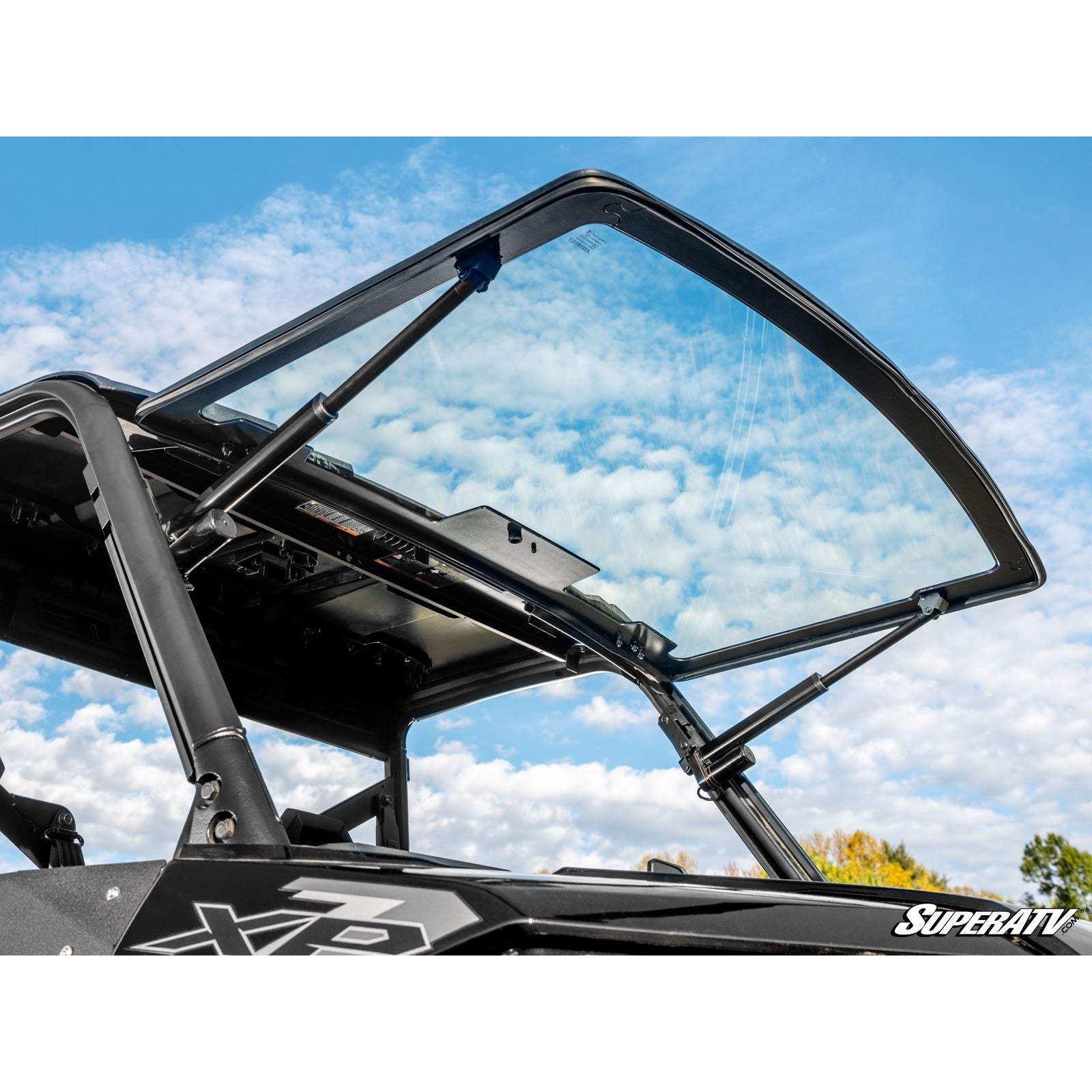 Polaris Ranger XP Kinetic MaxDrive Power Flip Glass Windshield