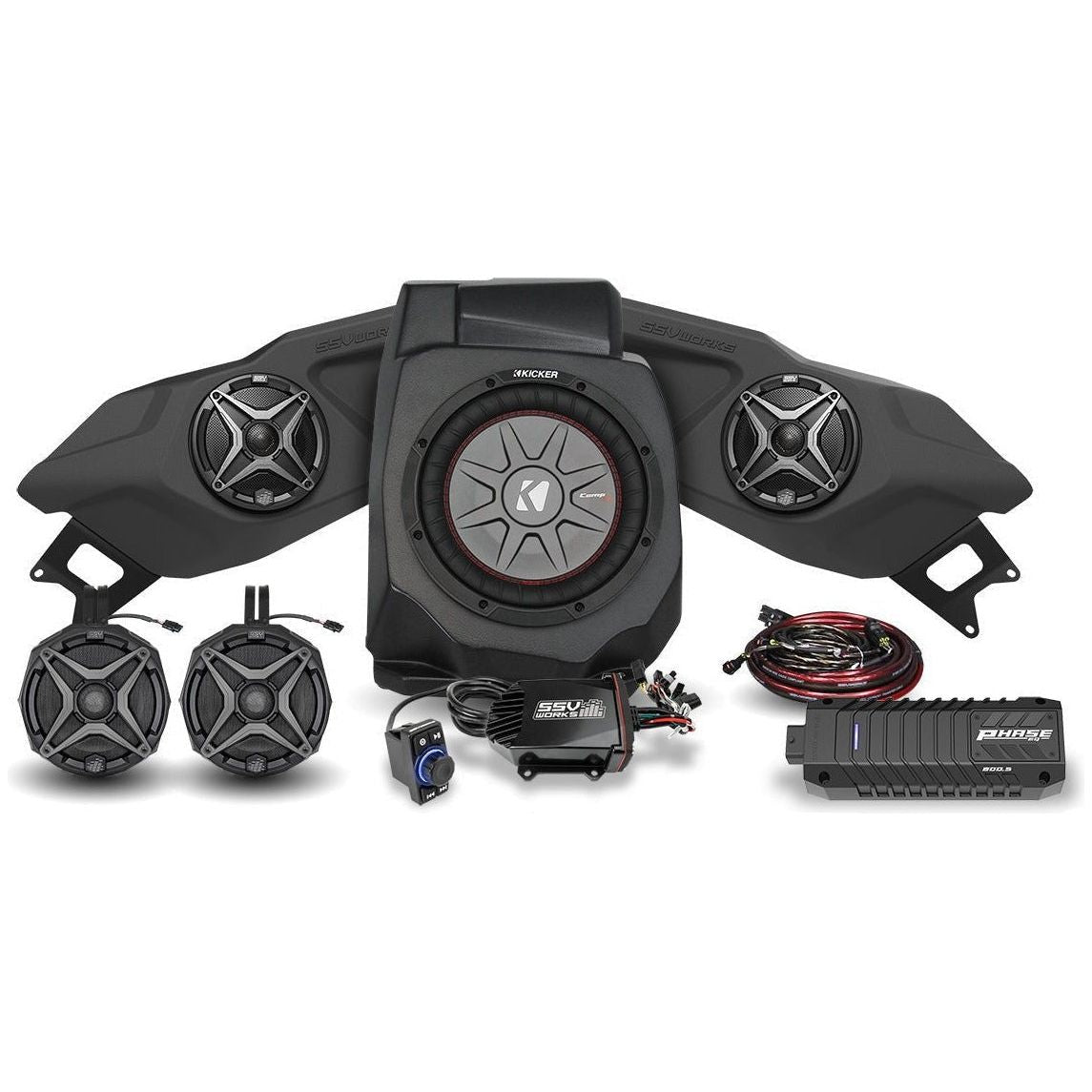 Polaris RZR Pro / Turbo R A-Spec 5 Speaker Plug-&-Play System