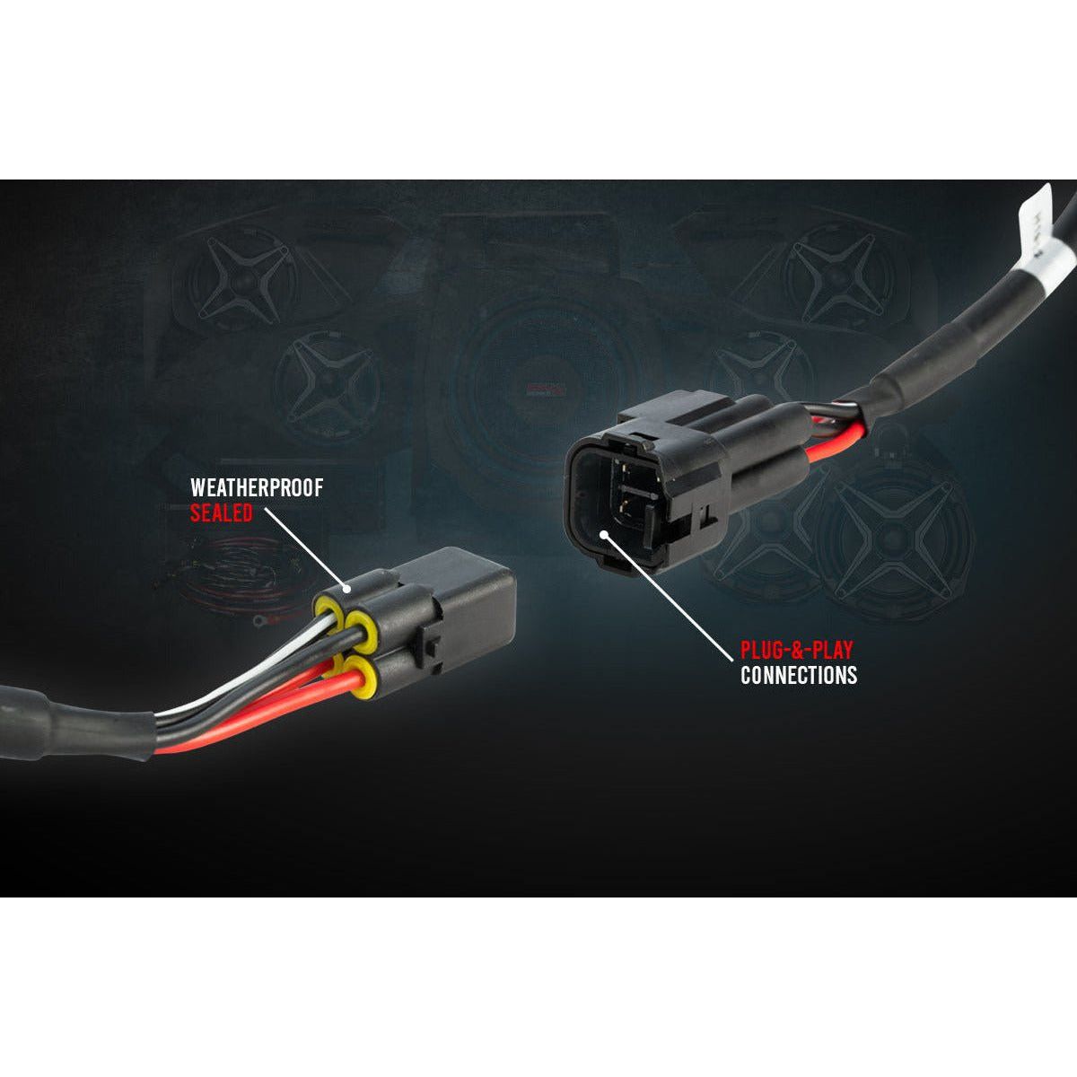 Polaris RZR Pro / Turbo R A-Spec 5 Speaker Plug-&-Play System