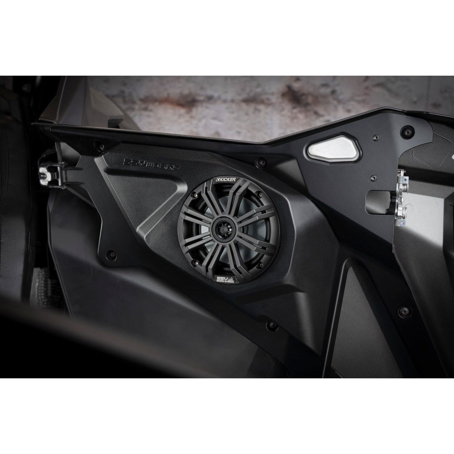 Polaris RZR Pro / Turbo R Rear Door 6.5" Speaker Pods