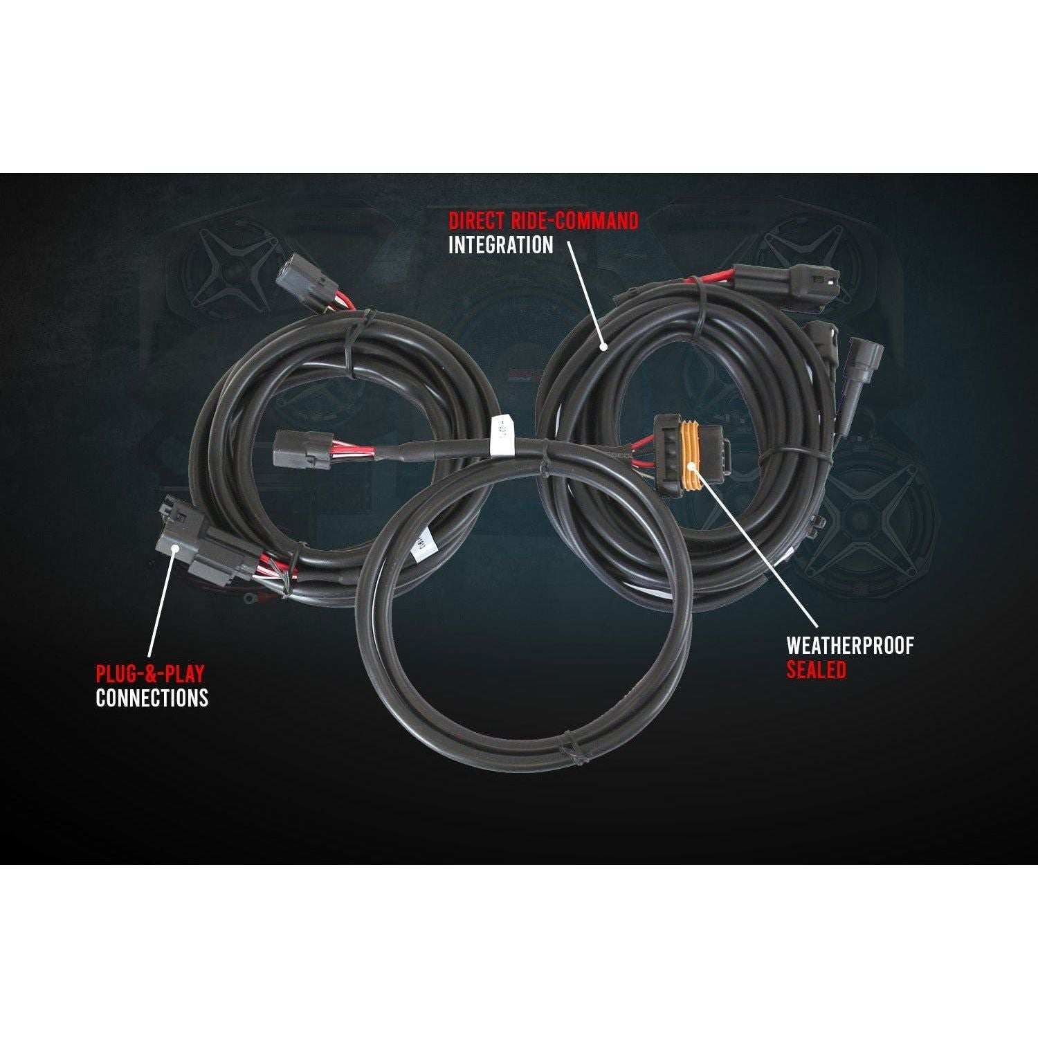 Polaris RZR Pro / Turbo R Ride Command 8" Cage Mount Speaker Pods